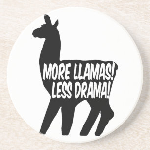 Dessous De Verre En Grès Plus de lamas moins de drame