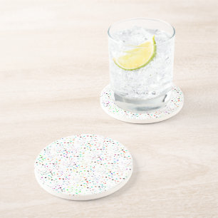 Dessous De Verre En Grès Points colorés 