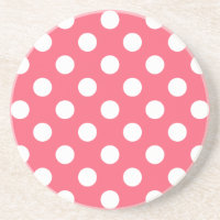 Pois blancs sur corail