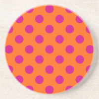 Pois Fuchsia orange