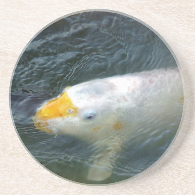 Dessous De Verre En Grès Poisson D'Or Dans Le Lac (Devant)
