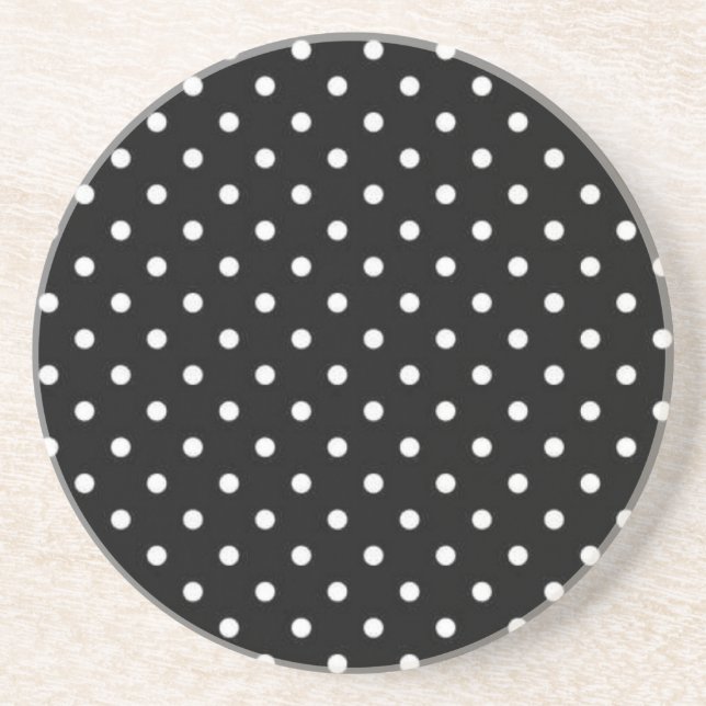 Dessous De Verre En Grès Polka dot (Devant)