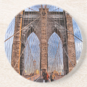 Dessous De Verre En Grès Pont de Brooklyn New York USA