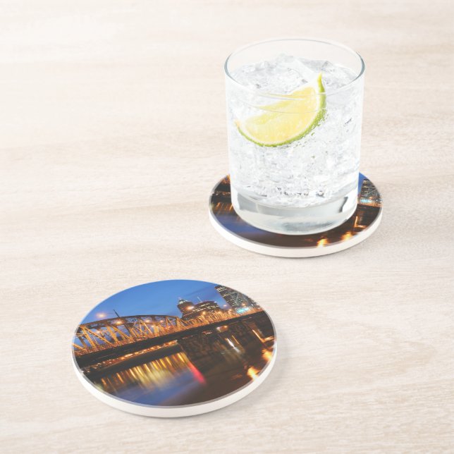 Dessous De Verre En Grès Pont de Hawthorne (Côté)