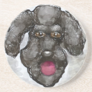 Dessous De Verre En Grès Poodle