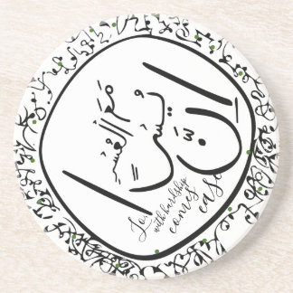 Dessous De Verre En Grès Porte-paix