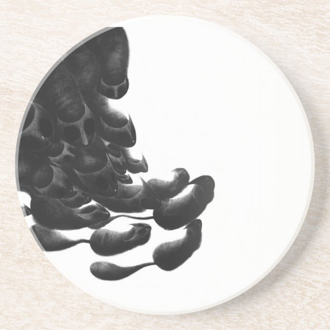 Dessous De Verre En Grès porte-tasse (Devant)