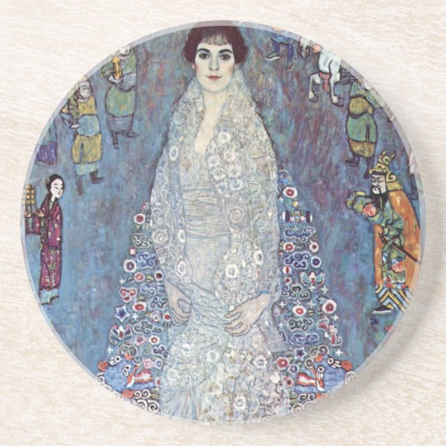 Dessous De Verre En Grès Portrait Baronne Elisabeth Bacchofen Echt, Klimt (Devant)