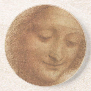 Dessous De Verre En Grès Portrait de Sainte Anne par Léonard de Vinci