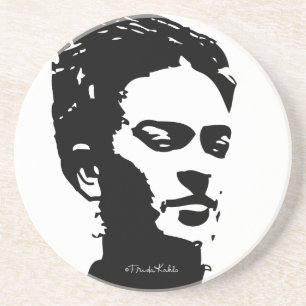 Dessous De Verre En Grès Portrait d'ombre de Frida