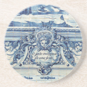 Dessous De Verre En Grès Portuguese blue and white wall tiles with angels