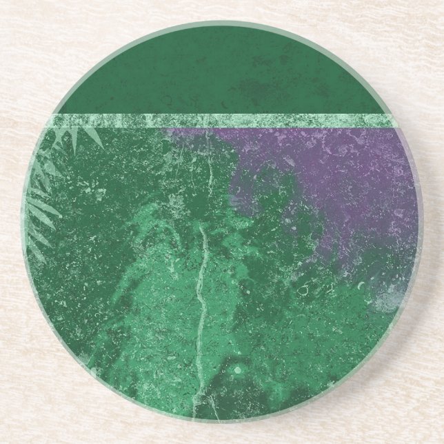 Dessous De Verre En Grès Poster vert toxique Avatar (Devant)