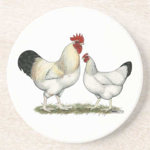 Dessous De Verre En Grès Poulets de la rivière Indian