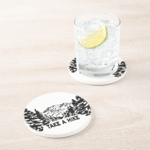 Dessous De Verre En Grès Prenez une citation Hippique paysage montagnard mo