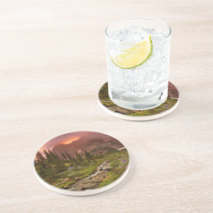 Dessous De Verre En Grès Prés enchantés