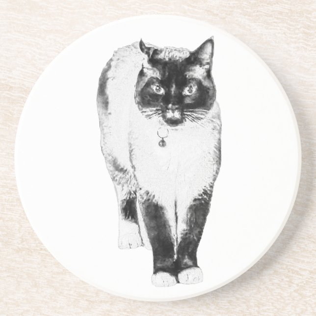 Dessous De Verre En Grès Présence royale (Devant)