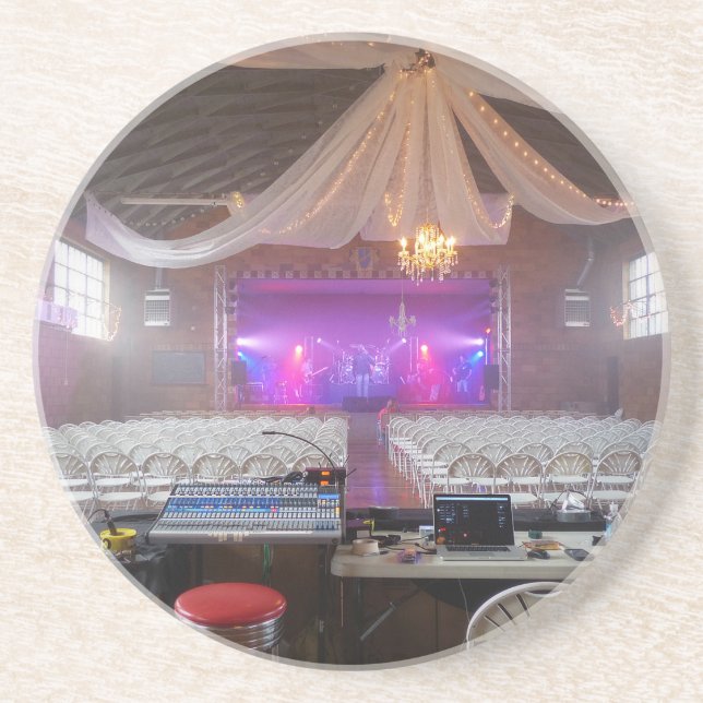 Dessous De Verre En Grès Prêt pour un concert (Devant)
