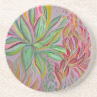 Dessous De Verre En Grès Pretty Blossom Coasters