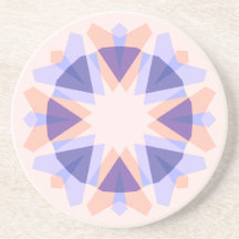 Pretty Pastel Purple Peach Star Eclectic Kitsch