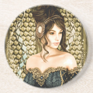 Dessous De Verre En Grès Princesse de conte de fées