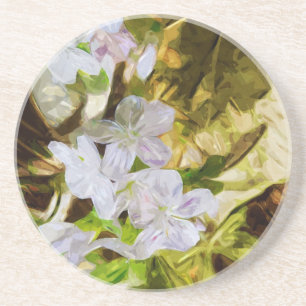 Dessous De Verre En Grès Printemps Beauté un impressionnisme Abstrait Fleur