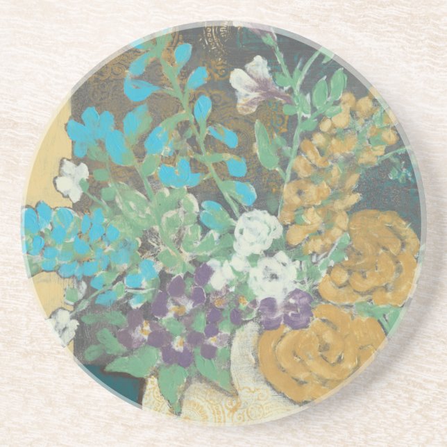 Dessous De Verre En Grès Printemps riche II (Devant)