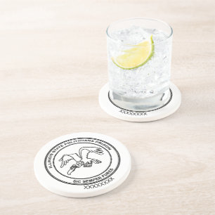 Dessous De Verre En Grès Prison des politiciens de l'Illinois