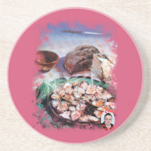 Dessous De Verre En Grès Pulpo a la gallega/Polbo á feira/poulpe galicienne