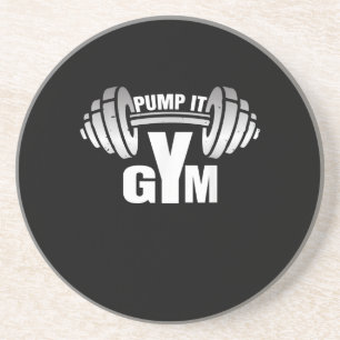 Dessous De Verre En Grès Pump It Ness Gym Sport Motivation Men Women Kid
