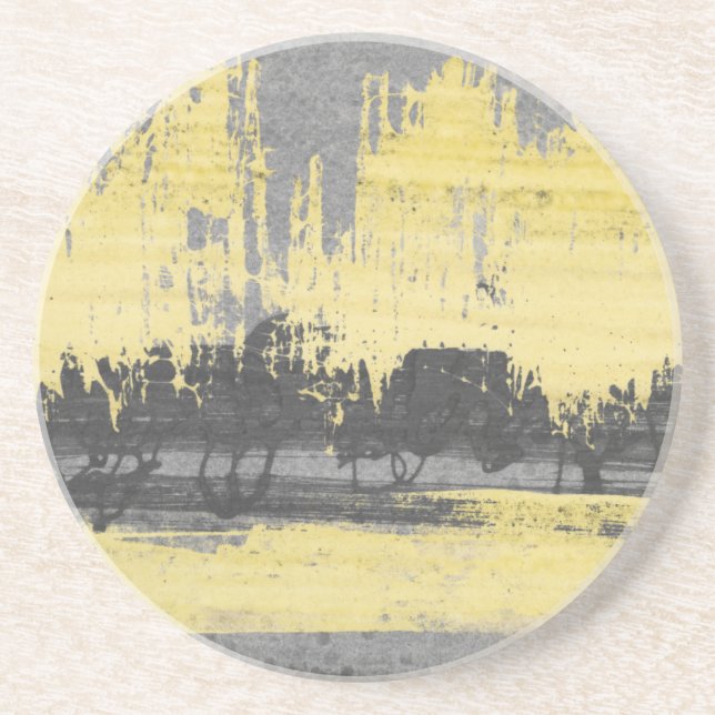 Dessous De Verre En Grès Radar II (Devant)