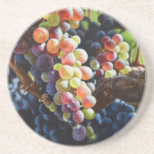 Dessous De Verre En Grès Raisins d'abondance pour les amateurs de vin et le