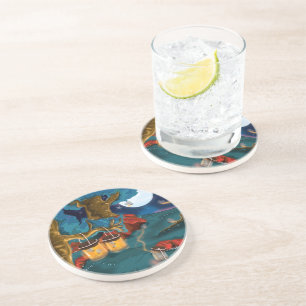 Dessous De Verre En Grès Ramassage de lucioles