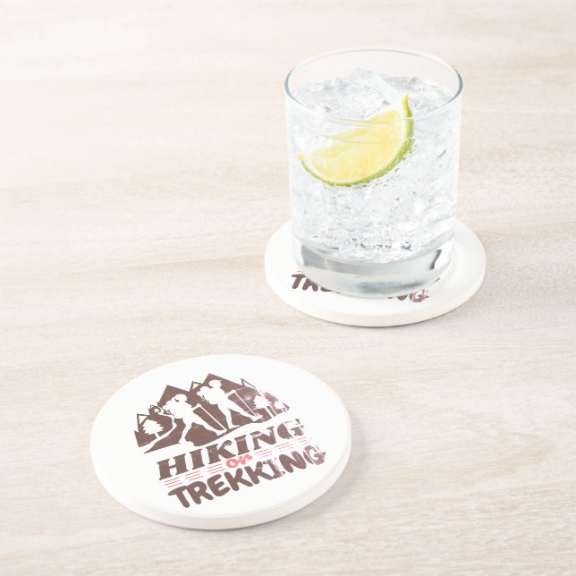 Dessous De Verre En Grès Randonnée ou trekking (Côté)