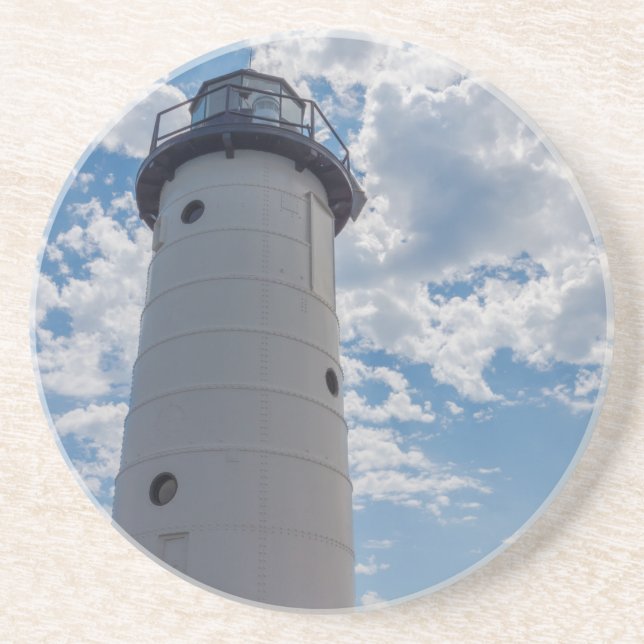 Dessous De Verre En Grès Recherche sur le phare Manistee (Devant)