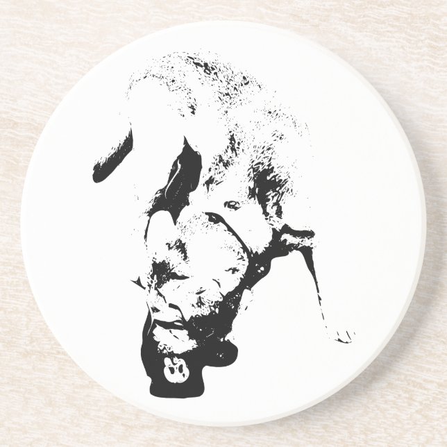 Dessous De Verre En Grès Réclamé le prix - Sketch de laboratoire (Devant)