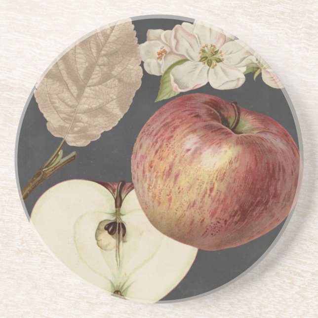 Dessous De Verre En Grès Récolte de minuit II (Devant)