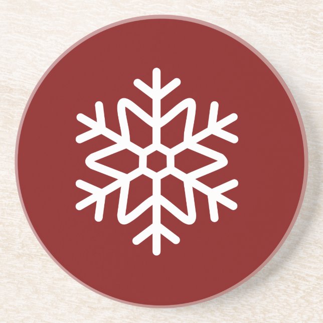 Dessous De Verre En Grès Red  (Devant)