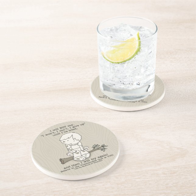 Dessous De Verre En Grès Réessayer (Côté)