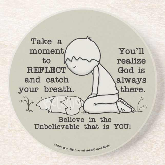 Dessous De Verre En Grès Réflect (Devant)