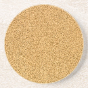 Dessous De Verre En Grès Regard Brown d'Ultrasuede de chameau
