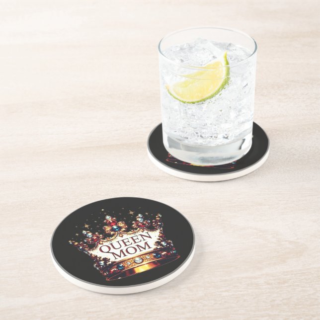DESSOUS DE VERRE EN GRÈS REINE MAMAN (Côté)