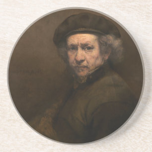 Dessous De Verre En Grès Rembrandt Self Portrait : Peintre Néerlandais de l
