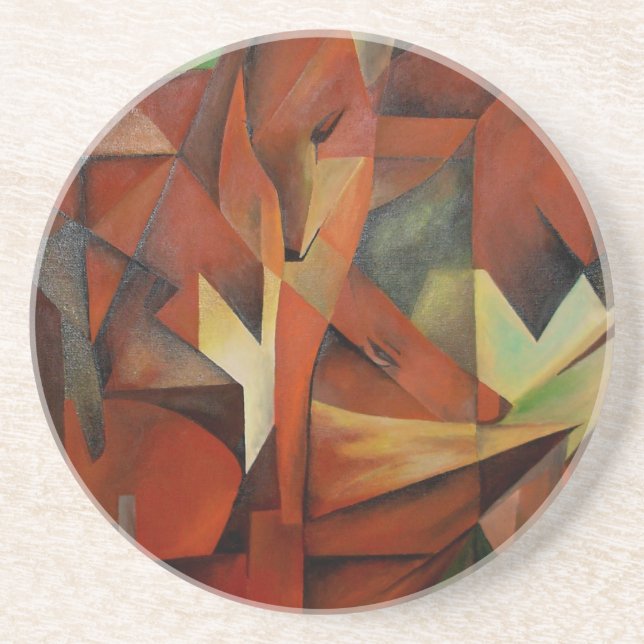 Dessous De Verre En Grès Renard (Devant)