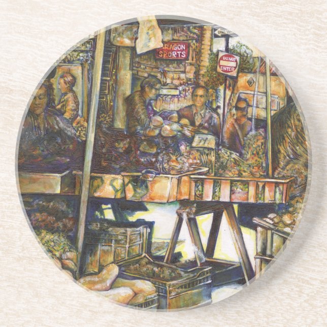 Dessous De Verre En Grès Rend la créativité plus éclatante (Devant)