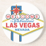Dessous De Verre En Grès Rétro signe de Las Vegas<br><div class="desc">Rétro signe de Las Vegas</div>