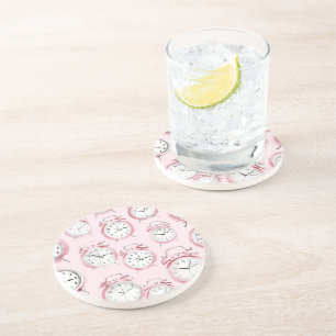Dessous De Verre En Grès Réveils Roses Féminins