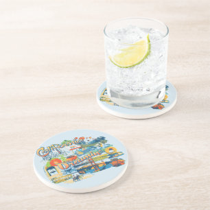 Dessous De Verre En Grès Rêverie Californienne