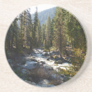 Dessous De Verre En Grès Rivière Kaweah dans le parc national de Sequoia