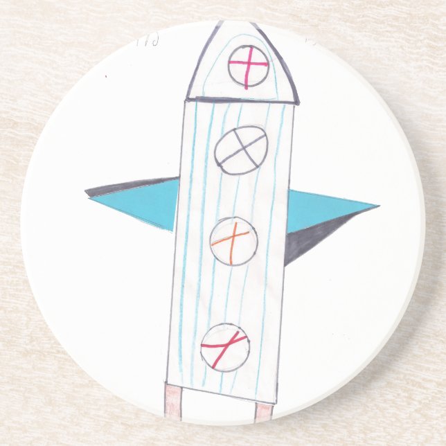 DESSOUS DE VERRE EN GRÈS ROCKET (Devant)