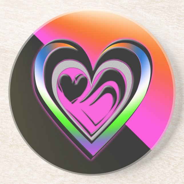 Dessous De Verre En Grès Romance (Devant)